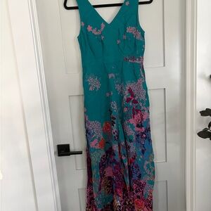 Maeve Teal Sleeveless Jumper